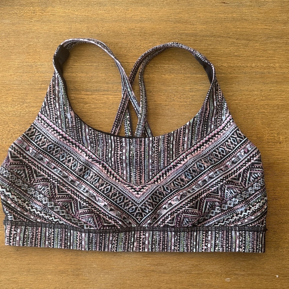 Lululemon Athletica Multicolor Patterned Sports Bra